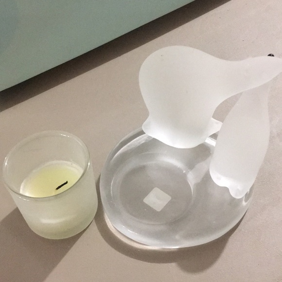 PartyLite glass candle holder - Picture 3 of 4